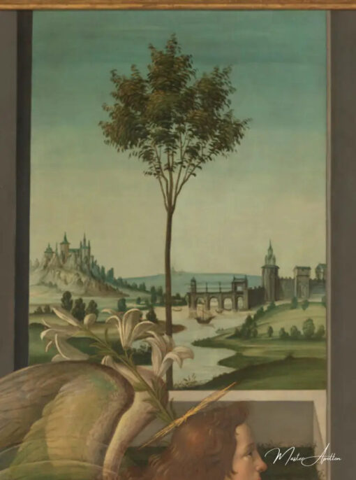 Annunciation, River Landing - Sandro Botticelli - Reproductions de tableaux et peintures haut de gamme