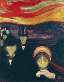 Anxiété - Edvard Munch - Reproductions de tableaux et peintures haut de gamme