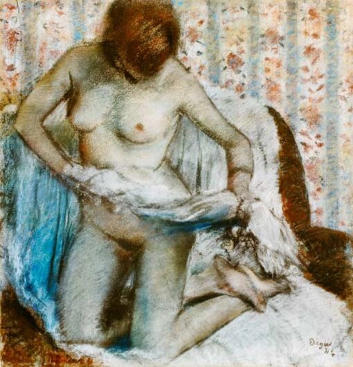 Après de bain - Edgar Degas - Reproductions de tableaux et peintures haut de gamme