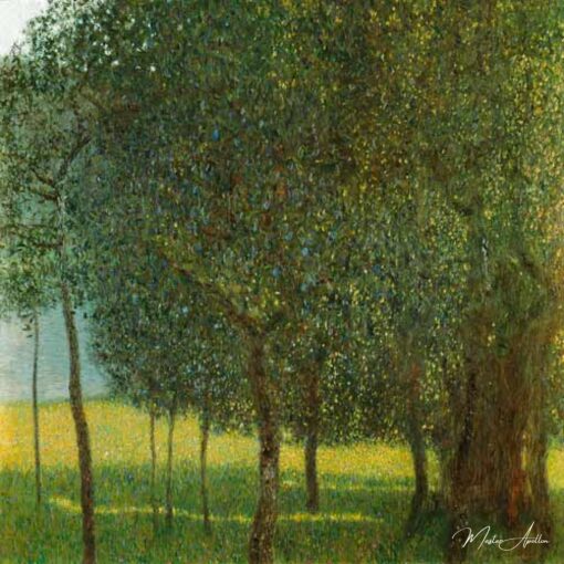 Arbres fruitiers - Gustav Klimt - Reproductions de tableaux et peintures haut de gamme