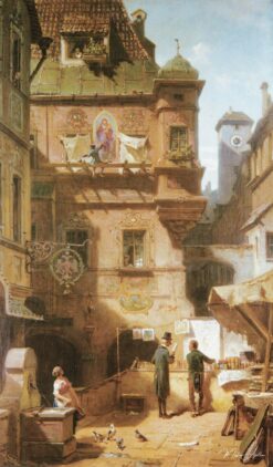 Art et science - Carl Spitzweg - Reproductions de tableaux et peintures haut de gamme