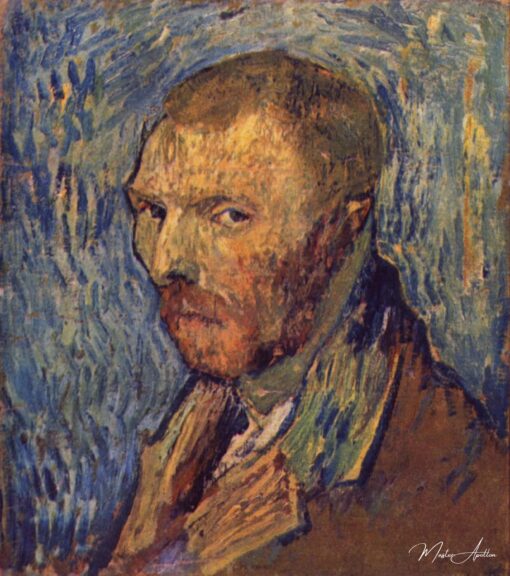 Autoportrait 'à l'oreille mutilée' - Van Gogh - Reproductions de tableaux et peintures haut de gamme