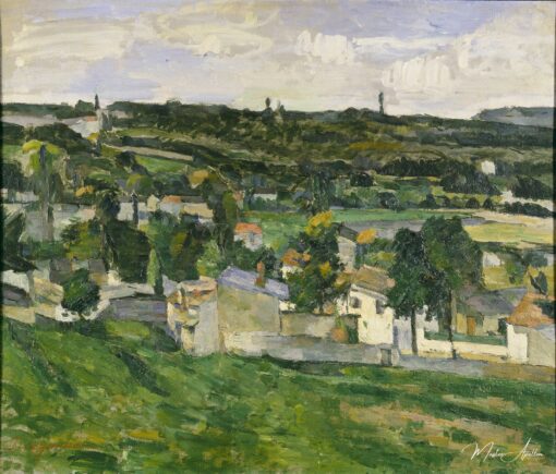 Auvers sur Oise - Paul Cézanne - Reproductions de tableaux et peintures haut de gamme