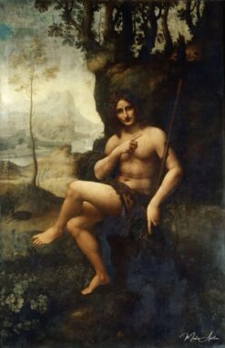 Bacchus ou Saint Jean Baptiste - Léonard de Vinci - Reproductions de tableaux et peintures haut de gamme