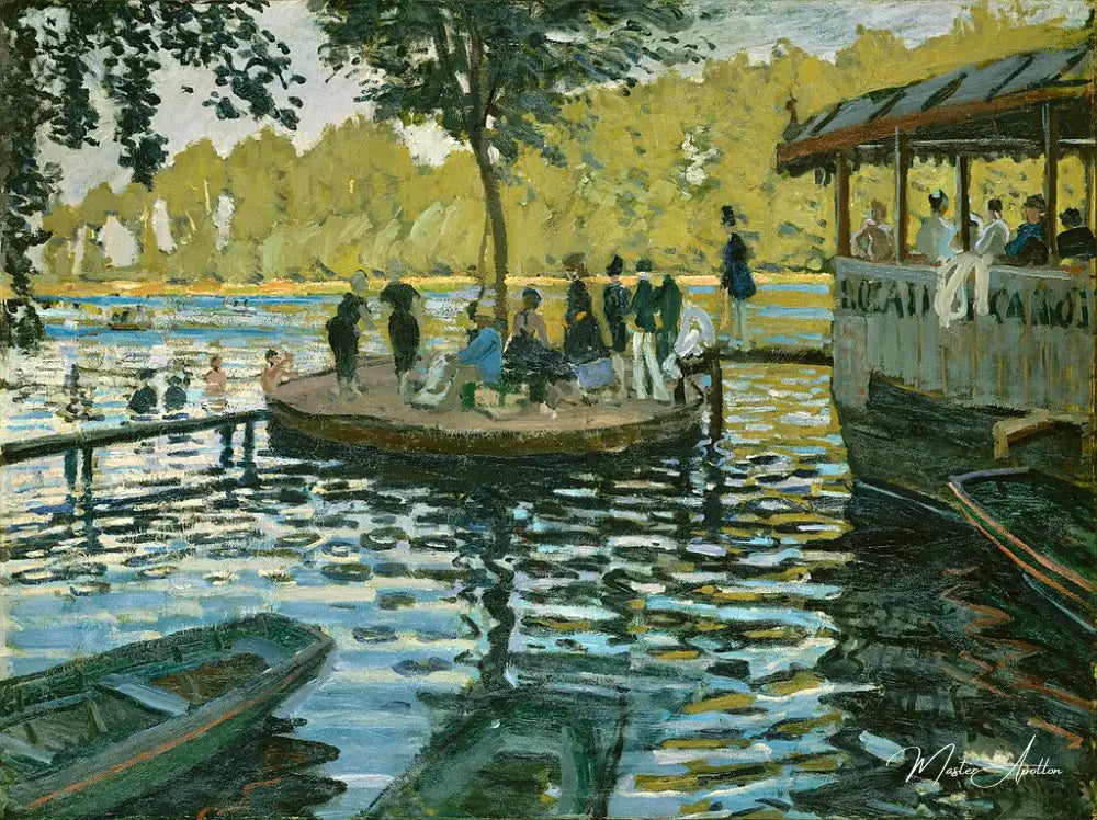 Bathing at La Grenouillère - Claude Monet