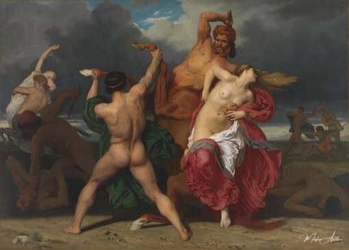 Bataille des Centaures et des Lapithes - William Bouguereau Reproductions de tableaux à la peinture à l’huile