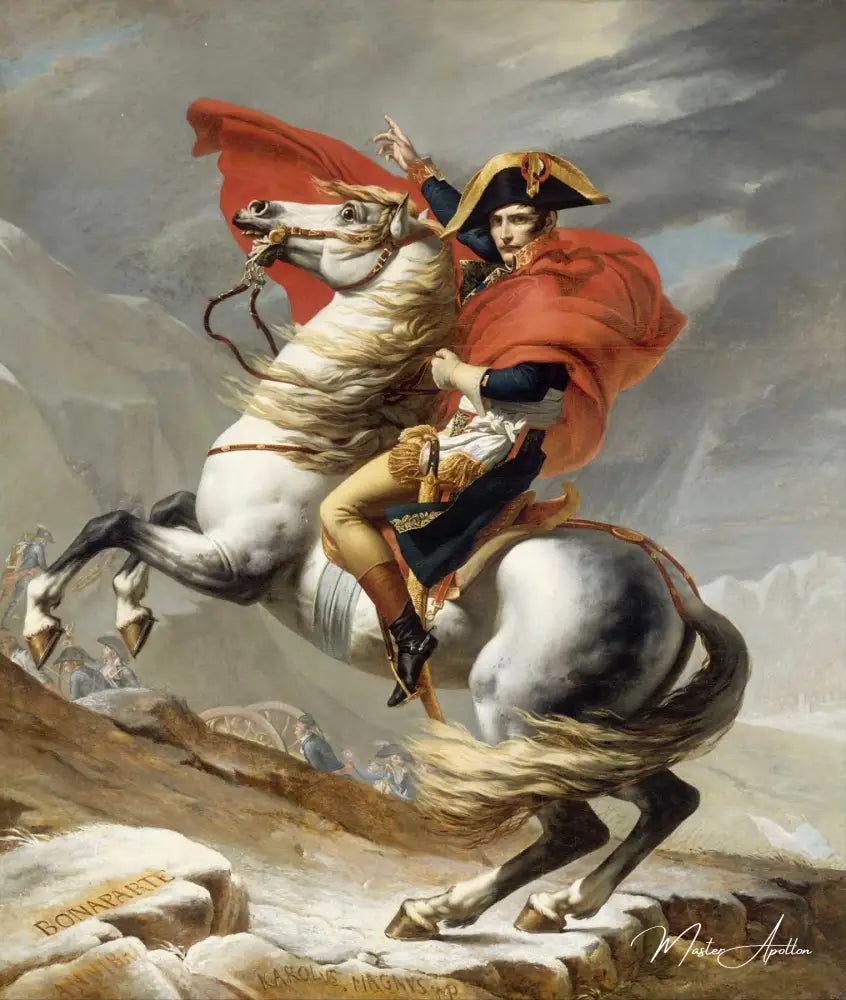 Bonaparte Crossing the Alps at the Saint-Bernard Pass – Jacques-Louis David