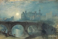 Château Alnwick - William Turner - Reproductions de tableaux et peintures haut de gamme