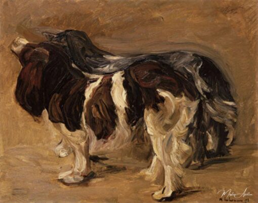 Deux Spaniel - Max Liebermann - Reproductions de tableaux et peintures haut de gamme