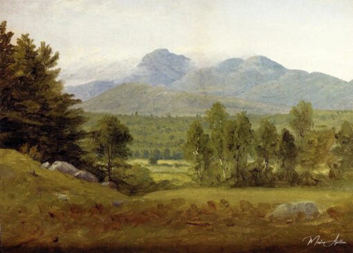 Esquisse du Mont Chocorua, New Hampshire - Sanford Robinson Gifford - Reproductions de tableaux et peintures haut de gamme