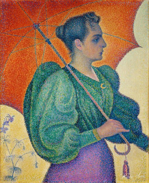 Femme à l'ombrelle - Paul Signac - Reproductions de tableaux et peintures haut de gamme