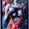 Woman in a Pink Dress - Kesorn | 60 X 100 cm Reproductions de tableaux à la peinture à l’huile