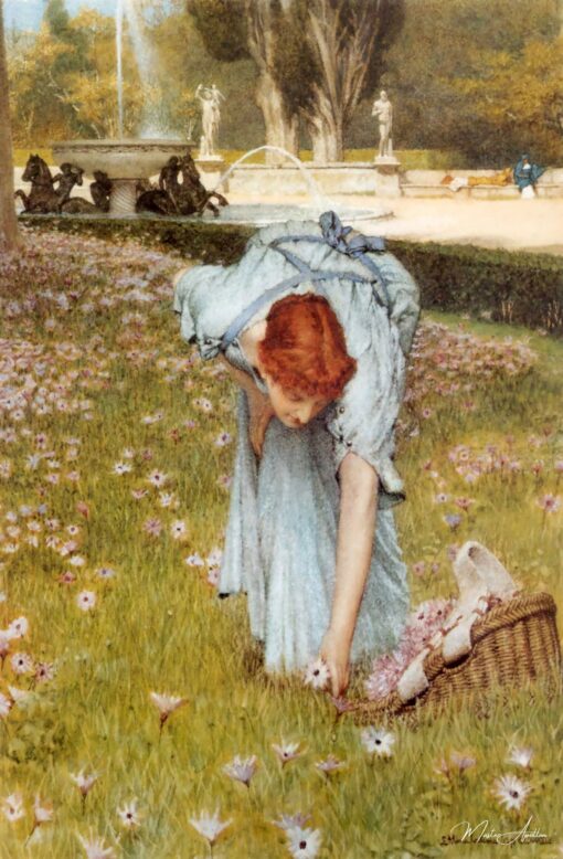 Flora - Lawrence Alma-Tadema Reproductions de tableaux à la peinture à l’huile