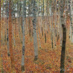 Forêt de bouleaux - Gustav Klimt - Reproductions de tableaux et peintures haut de gamme