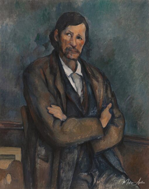 Homme aux bras croisés - Paul Cézanne - Reproductions de tableaux et peintures haut de gamme