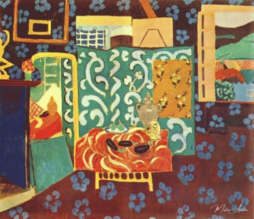 Intérieur avec des aubergines - Matisse - Reproductions de tableaux et peintures haut de gamme