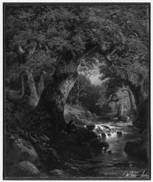 Jacques et la forêt d'Arden - Edward Moran - Reproductions de tableaux et peintures haut de gamme