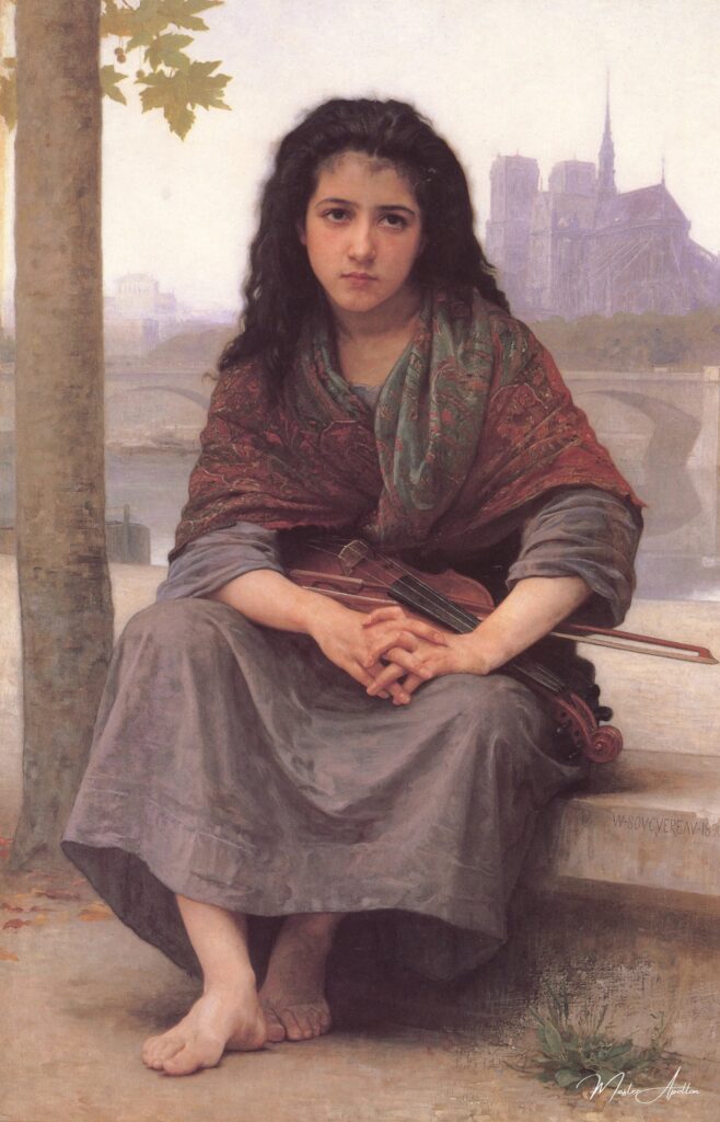 The Young Shepherdess - William Bouguereau