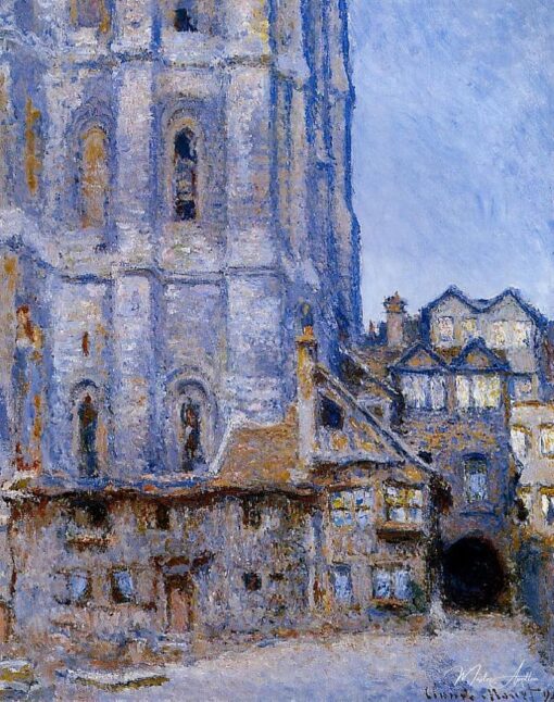 La Cour d'Albane (W1317) - Claude Monet - Reproductions de tableaux et peintures haut de gamme