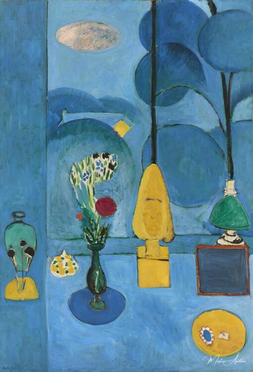 La fenêtre bleue - Matisse - Reproductions de tableaux et peintures haut de gamme