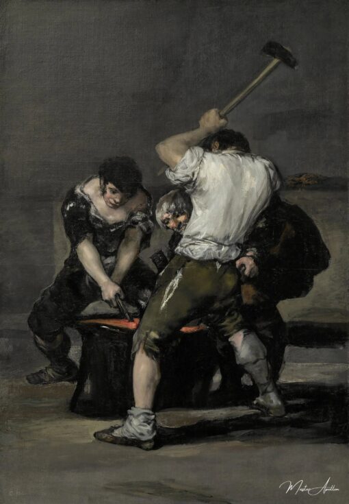 La Forge - Francisco de Goya - Reproductions de tableaux et peintures haut de gamme