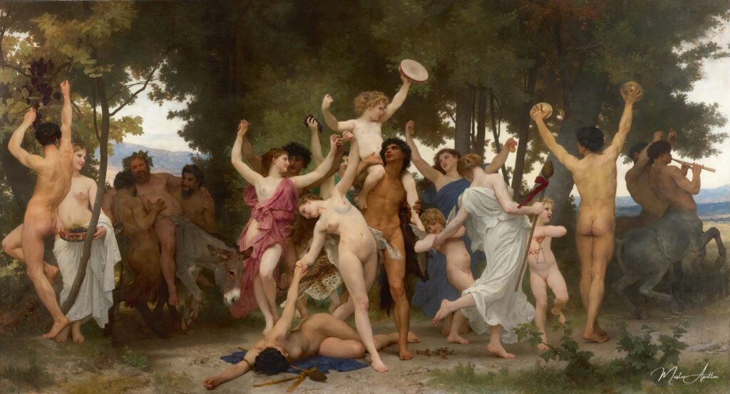 The Youth of Bacchus – William-Adolphe Bouguereau