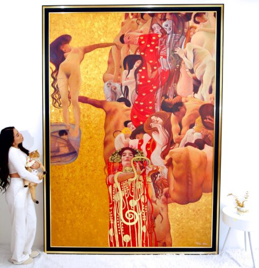 La Médecine – Une Œuvre Réimaginée de Gustav Klimt par Master Apollon | 180 x 270 cm Reproductions de tableaux à la