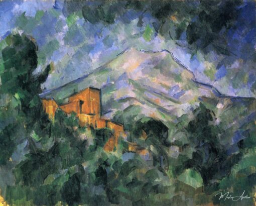 La Montagne Sainte-Victoire et Château Noir - Paul Cézanne - Reproductions de tableaux et peintures haut de gamme