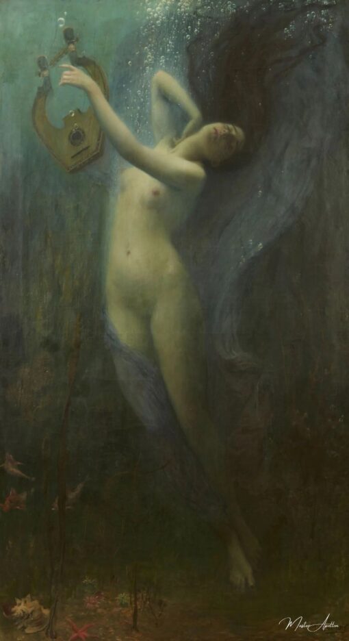 La mort de Sappho - Charles-Amable Lenoir - Reproductions de tableaux et peintures haut de gamme