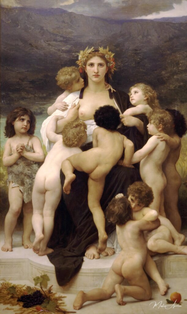 The Motherland, 1883 – William-Adolphe Bouguereau