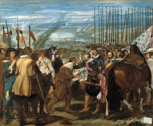 La reddition de Breda - Diego Velázquez - Reproductions de tableaux et peintures haut de gamme