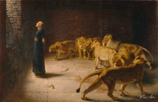 La réponse de Daniel au roi - Briton Rivière - Reproductions de tableaux et peintures haut de gamme