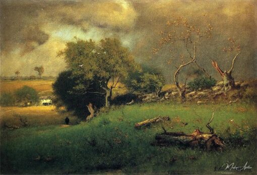 The Storm - George Inness - Reproductions de tableaux et peintures haut de gamme