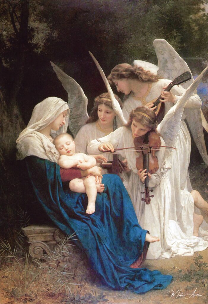 The Virgin with Angels - William Bouguereau