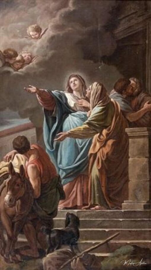 La Visitation - Nicolas Bernard Lépicié - Reproductions de tableaux et peintures haut de gamme