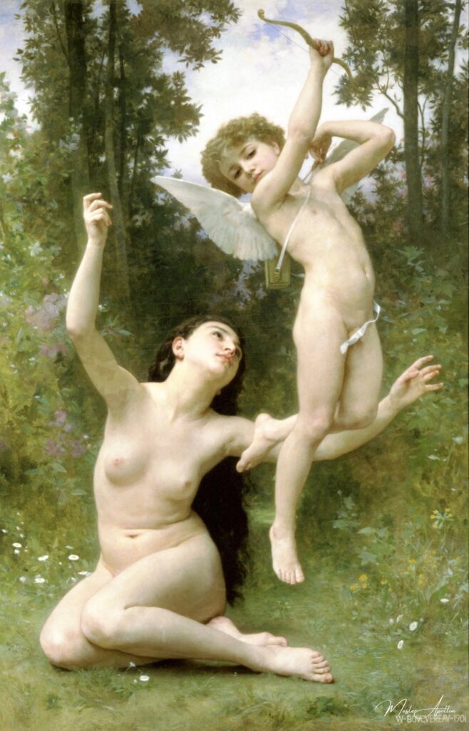 Love Takes Flight - William Bouguereau