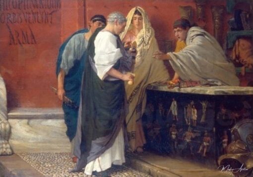 L’atelier de l’armurier dans la Rome antique - Lawrence Alma-Tadema Reproductions de tableaux à la peinture à l’huile