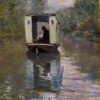 Le Bateau-atelier - Tableau Monet - Reproductions de tableaux et peintures haut de gamme