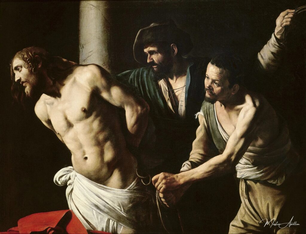 Christ at the Column of Flagellation - Caravaggio