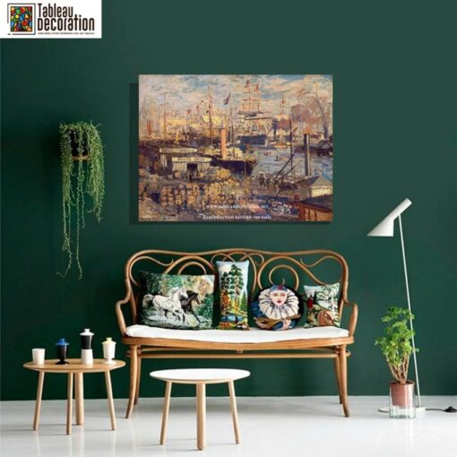 Le Grand Quai au Havre - Tableau Monet - Reproductions de tableaux et peintures haut de gamme