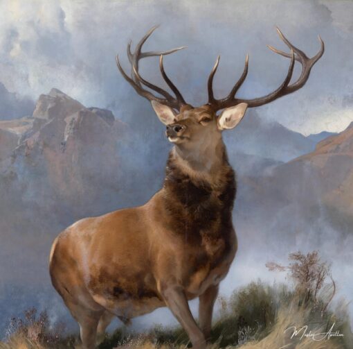 Le Monarque du Glen - Edwin Landseer - Reproductions de tableaux et peintures haut de gamme