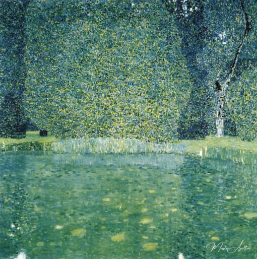 Le parc au Schloss Kammer Attersee - Gustav Klimt - Reproductions de tableaux et peintures haut de gamme