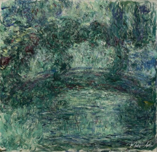 Le pont japonais sur l'étang des nénuphars à Giverny - Claude Monet - Reproductions de tableaux et peintures haut de gamme