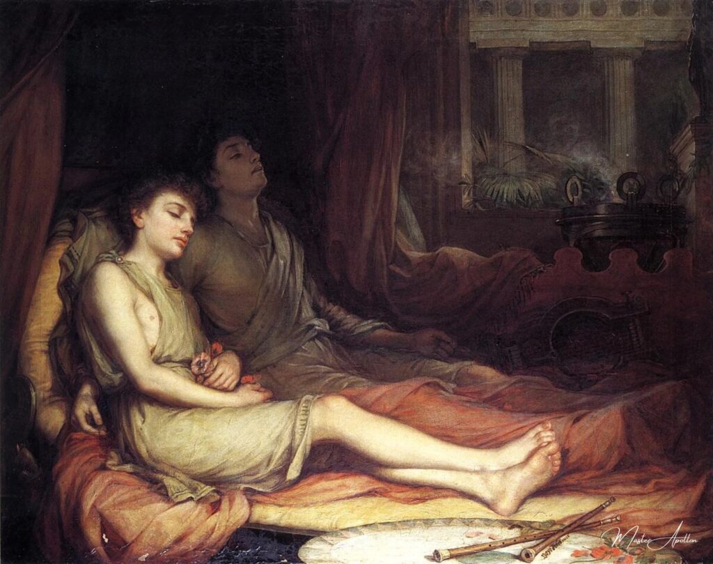 Sleep and His Half-Brother Death  - John William Waterhouse