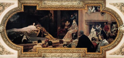 Le théâtre du Globe de Londres - Gustav Klimt - Reproductions de tableaux et peintures haut de gamme