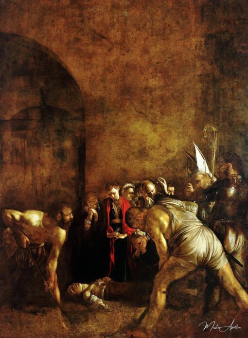 L'Enterrement de sainte Lucie - Caravage - Reproductions de tableaux et peintures haut de gamme