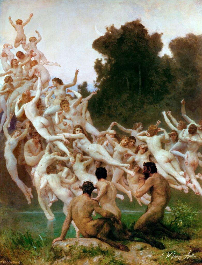 The Oreads – William-Adolphe Bouguereau