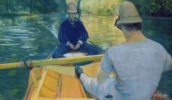 Les plaisanciers sur l'Yerres - Caillebotte - Reproductions de tableaux et peintures haut de gamme