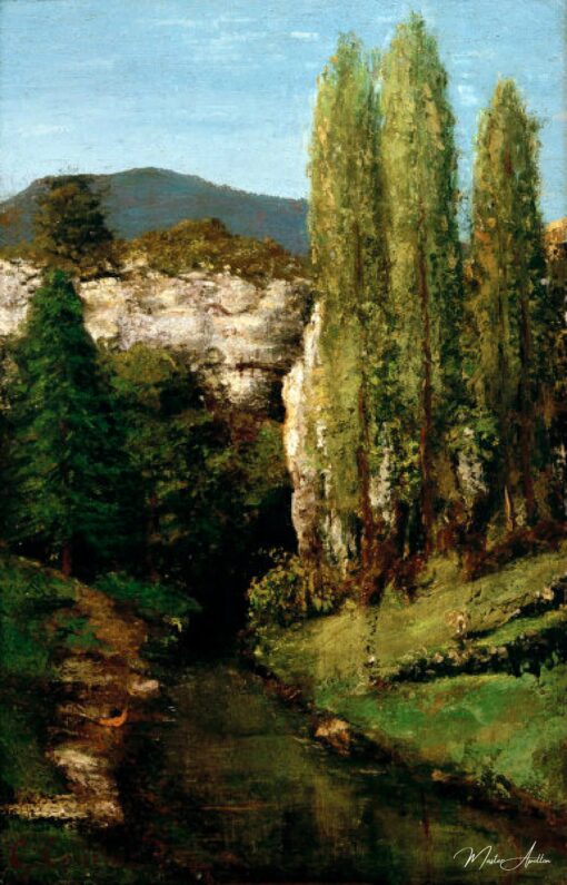 Loue dans les montagnes du Jura - Gustave Courbet - Reproductions de tableaux et peintures haut de gamme