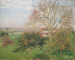 Matins d'automne à Eragny - Camille Pissarro - Reproductions de tableaux et peintures haut de gamme